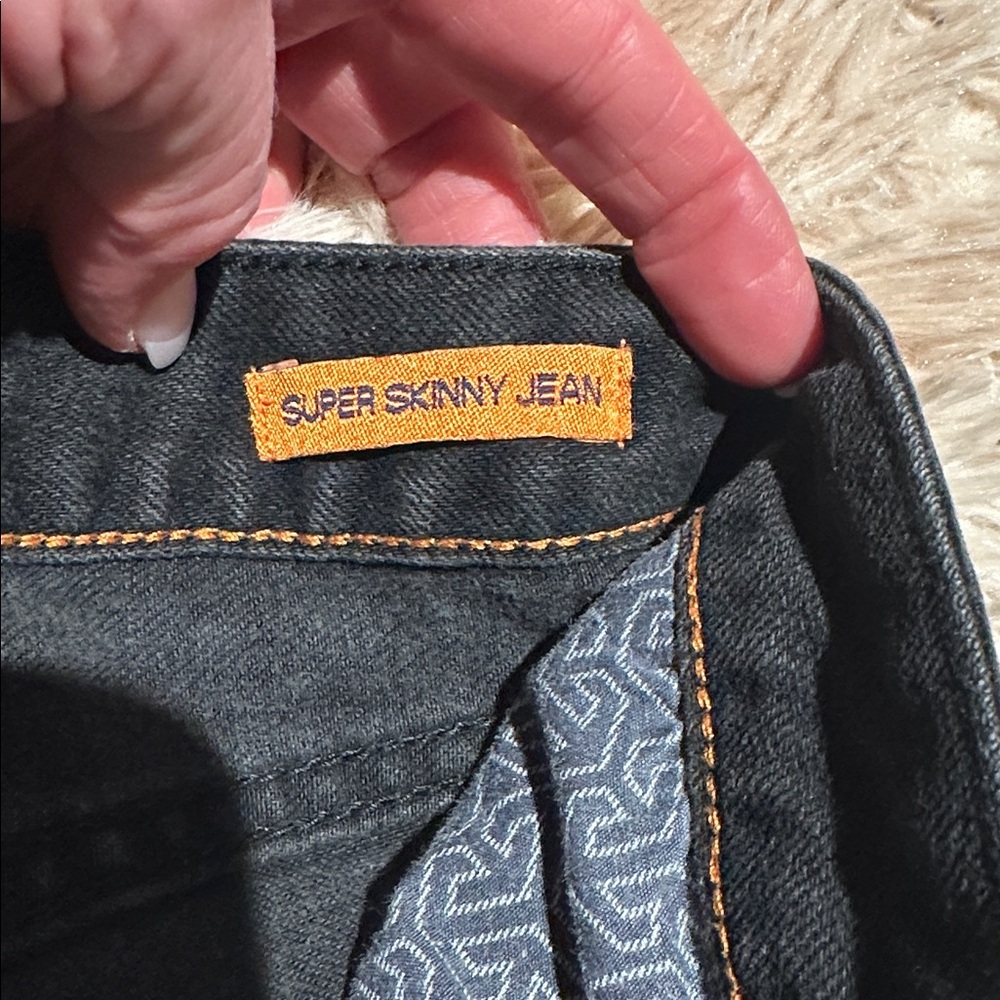 Tory Burch Black Straight Leg Jeans - Picture 7 of 10